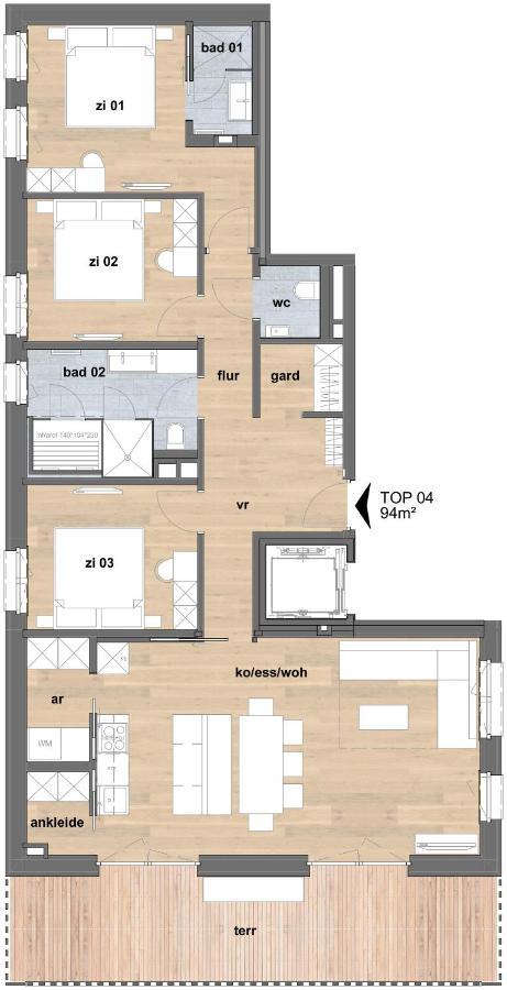 Apartmenthaus A24 Schruns ภายนอก รูปภาพ